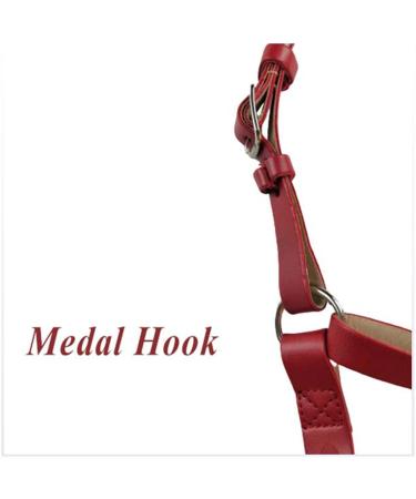 English Horse Bridle - Adjustable Leather Noseband | Red Horse Accessories for Racing & Equestrian Equipment - Buy Online on GoSupps.com