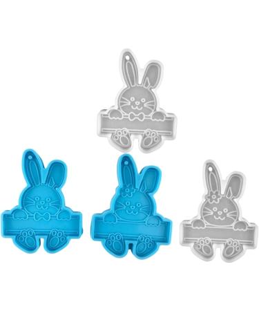 COHEALI 20 Pcs Rabbit Mold Candy Mold Gummy Mold Easter Earrings Mold Key Chain Molds Portable Lovers Tag - Buy Online on GoSupps.com