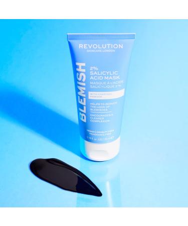 Revolution Skincare London Blemish 2% Salicylic Acid Mask - 65ml | Clear Skin & Reduce Breakouts - International Shipping Available - Buy Online on GoSupps.com