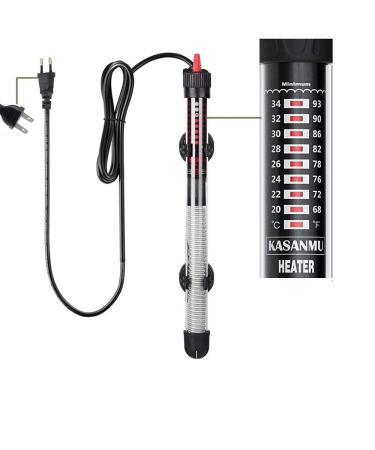 MODUODUO Aquarium Heater Submersible betta fish Tank heater with Suction Cups Auto Thermostat Heater for Marine Saltwater and Freshwater (200W)