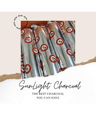 Quick Light Charcoal Tablets 33mm - Pack of 100, for Resin Burner Rolls and Incense - Instant Fire Coal Briquettes - Buy Online on GoSupps.com