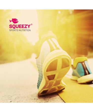 Squeezy Energy Gel Box (Lemon) - 12 Pack | Fast & Long-lasting Energy for Running Cycling & Marathons - Buy Online on GoSupps.com