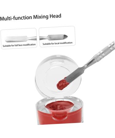 LIFKOME Palette De Maquillage En Acier Inoxydable Petit Format Avec Spatule Fond De Teint Pour Professionnels Beaut Salons Nail Art Et Usage Voyage - Buy Online on GoSupps.com