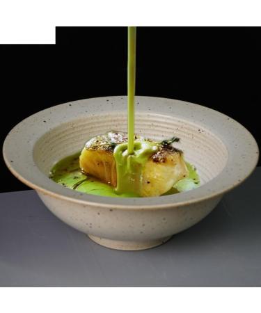 Modern Large Dinner Plates Ceramic Fruit Salad Mixing Bowls Vintage Dinner Plates Home Kitchen Round Tableware Soup Basins Ramen Noodle Bowls Stackable Dinner Plates (Color : A Dinner Bowl) ( - Buy Online on GoSupps.com