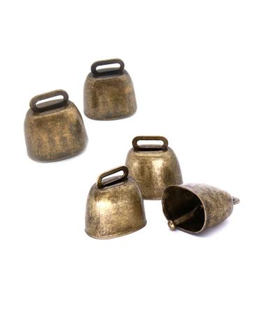 Copper bells for dogs copper bells made of metal copper bells small brass bell for cow horse sheep cats cats small pets theft protection 5 pieces of bronze