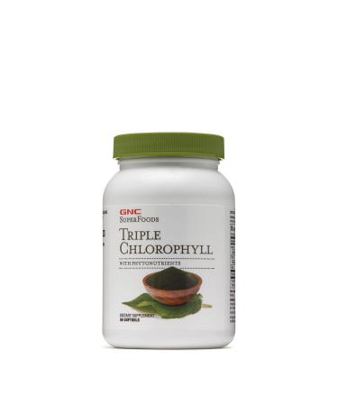 GNC Superfoods Triple Chlorophyll, 90 Softgels, Supports with Weight Loss