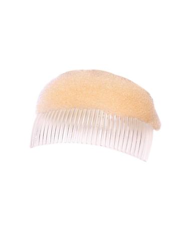 2 Pieces Sponge Hair Former Comb Hair Increase Hair Care Hair Styling Accessories Updo Beige