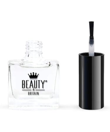 6 10 ml Base Coat & Top Coat Nail Polish 2 in 1 Clear Nail Varnish Beauty4Britain Smoothens Fixates Protects Gift Box Included - Buy Online on GoSupps.com