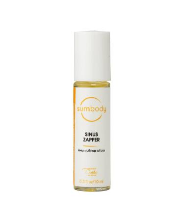 Sinus Zapper Peppermint Oil Rosemary Oil Eucalyptus Essential Oil Roll-On Breathe Easy Sinus Essential Oil Therapeutic Grade Aromatherapy Roll-On for Congestion Relaxation Essential Oils 10ml