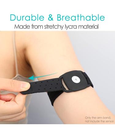 Mesh Breathable Armband for Freestyle Libre 1 & 2 Sensor - Adjustable Diabetic Holder - Large Black - Buy Online on GoSupps.com