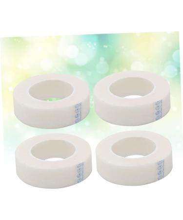 Beaupretty 4 Rolls lash extensions supplies white tape transparent tape eyelash tape sensitive skin Eyelash Tapes micropore eyelash tape extension adhesive tape Fake eyelashes tool 4 Rolls White - Buy Online on GoSupps.com