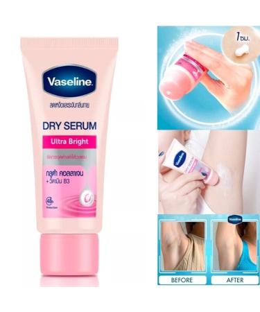 Vaseline Dry Serum Ultra Bright Deodorant - Gluta Collagen & Vitamin B3 45ml (Pack of 2) - International Shipping Available - Buy Online on GoSupps.com