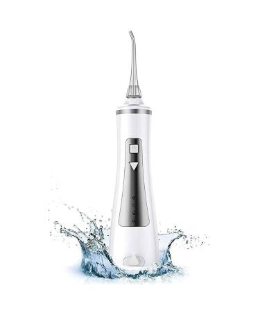 Water Flosser Cordless for Teeth 250ML Professional Dental Oral Irrigator Portable and Rechargeable IPX7 Waterproof Powerful Battery Life Teeth Cleaner for Home Travel Braces and Bridges Car