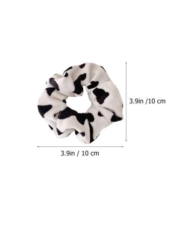 Elastic Cow Pattern Hair Ties - Ponytail Holders for Girls | Durable Elastic Cords | International Shipping - Buy Online on GoSupps.com