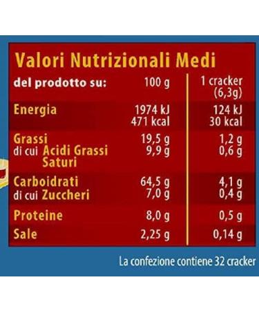  Cracker Galbusera Tra Cracker Pack of 3 savory snacks (10 x 25 g) 250 g of savory biscuits - Buy Online on GoSupps.com