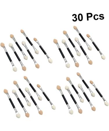 DOITOOL 30pcs Stick Tools Disposable Portable Lady Use Eyeshadow Shadow Tube Beauty Eye Double-headed Brush - Buy Online on GoSupps.com