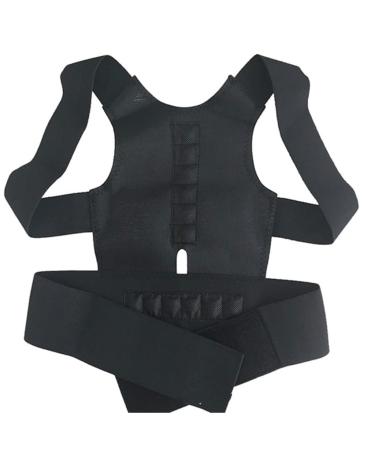 mdlian Corrector Back Straight Brace Belt Magnetic Posture Corrective Therapy Corset Lumbar Support Straight Male Female Brace Belt(D 4X-Large) 4X-Large D