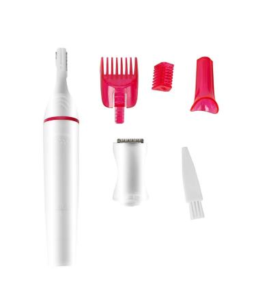 4-in-1 face hair cutter for women electric bikini trimmer painless hair remover facial hair eyebrows nose battery not included