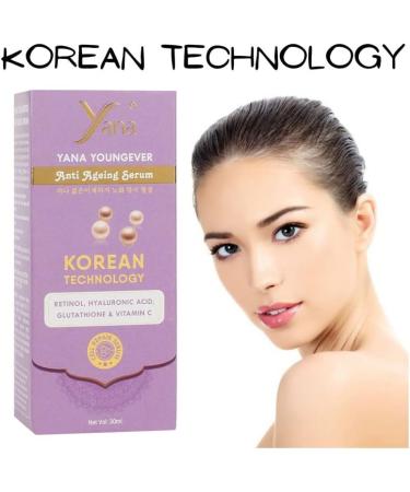  Yana Yana Vitamin C Serum For Face With Hyaluronic Acid Vitamin C Retinol Face Serum For Women Men Skinbrightening Serum Skin Anti Aging & Wrinkle Facial Serum By Korean Technology - Buy Online on GoSupps.com