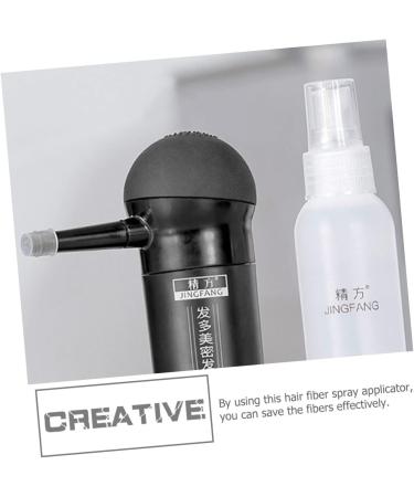 Mikinona 1pc Silicone Nozzle Hair Spray Application Nozzle Hair Building Fibers Applicator Hair Spray Nozzle Hair Fibers Sprayer Spray Mist Bottle Natural Hair Spray Plastic Abs Black - Buy Online on GoSupps.com