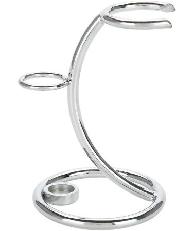 Shaving Brush Stand Stainless Steel Durable Shave Tool Kit 2 in 1 Portable Curved Shaving Brush Manual Razors Stand Holder for Men Home Use Hotel Use(#1) - Buy Online on GoSupps.com