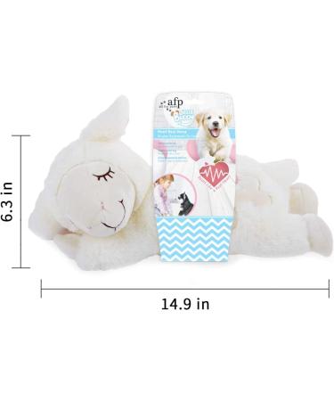 All for Paws Cuddly Toy for Dogs - Heartbeat Plush Sheep Puppy Toy | Behavioral Aid for Pets - Buy Online on GoSupps.com