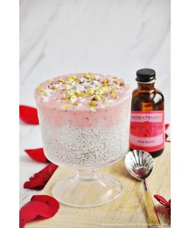 Nielsen Massey Rose Water 60Ml | Certified gluten-free | make a luxurious addition to jams drinks pastries and even savory dishes. - Buy Online on GoSupps.com