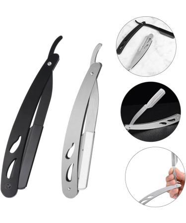 Buy Minkissy 2pcs Vintage Razor Holder & Man Scraper - Durable Stainless Steel | International Shipping Available - Buy Online on GoSupps.com