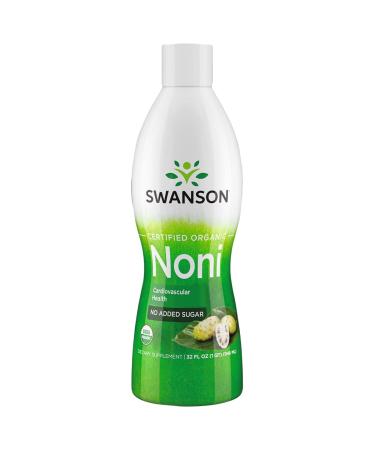 Swanson Certified Organic Noni 32 fl Ounce (1 qt) (946 ml) Liquid