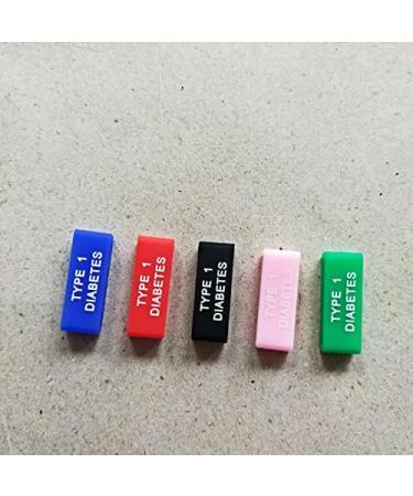 5pcs Silicone Type 1 Diabetic Medical Alert Watch Sleeves - Gel Diabetic Supplies - Buy Online on GoSupps.com