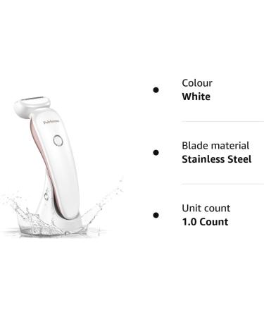 Painless Electric Lady Shaver - Cordless Wet & Dry Bikini Trimmer for Women - Rechargeable and Waterproof Body Shaver - Buy Online on GoSupps.com