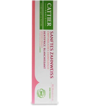 Cattier Paris Gentle Tooth White Toothpaste | Organic Vegan Fluoride-Free Remineralizing Formula (5x75ml) - Buy Online on GoSupps.com