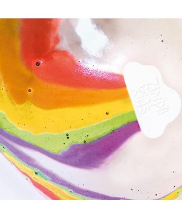 Zimpli Kids Large Cloud Rainbow Bath Bomb Magical Multi-Colour Effect, Perfect Birthday Gift for Boys & Girls, Vegan & Cruelty-Free - Buy Online on GoSupps.com