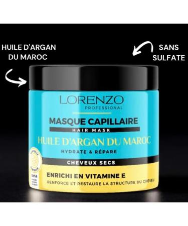 JONAS Lorenzo CARE PACK Moroccan Argan Oil Shampoo and Mask 2x500 ml - Buy Online on GoSupps.com