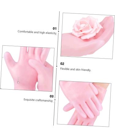 minkissy 1 Pair Beauty Protective Glove Moisturizing Skin Hand Gloves Moisturizing Gloves for Hand Led Eyebrow Clip Sun Protection Gloves for Women Miss Dry Skin Pink Sebs Repair - Buy Online on GoSupps.com