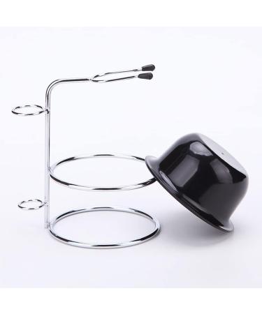 Luzen Stainless Steel Shaving Bowl & Brush Stand | Professional 2-in-1 Shaving Kit for Men | Durable Tool for Grooming Care - Buy Online on GoSupps.com