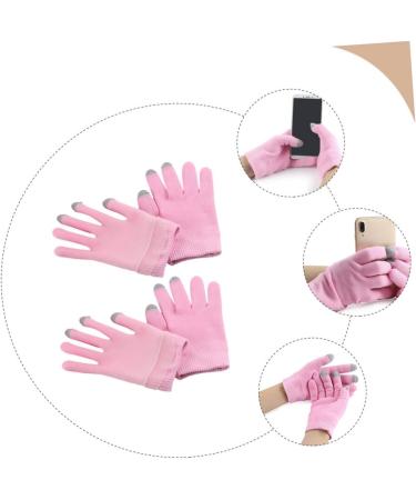 Beatifufu 2 Pairs Moisturizing Gloves Hands Spa Moisturizing Cover Gels Gloves Hands Care Mittens Dry Hands Moisturizing Spa Gloves Womens Glives Polyester Leather Gloves Miss Screen - Buy Online on GoSupps.com