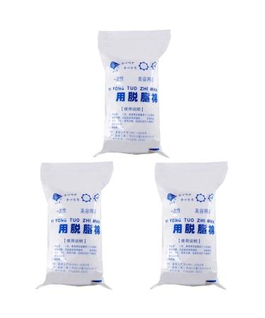 FRCOLOR 3pcs Roll Cosmetic Cotton Rounds Disposable Cotton Pads Cosmetic Cotton Pads Cotton Makeup Remover Cotton Makeup Cotton Balls Medical White Cleansing Cotton Whitex3pcs 6 6 15cmx3pcs