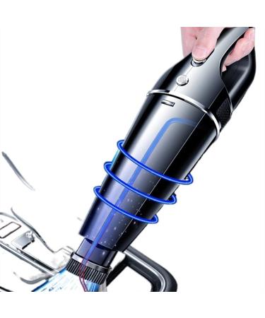 High Power Suction Cleaner Portable Handheld Cleaners Wireless for Car Home (Color : Yellow Wired)