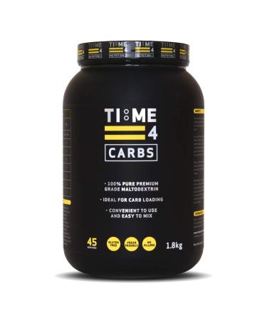 Time 4 Carbs 1.8kg Carb Powder 100% Pure Unflavoured Premium Grade Maltodextrin Powder High Calorie Weight Gain Powder Vegan Carbohydrate Powder Carbohydrate Supplement