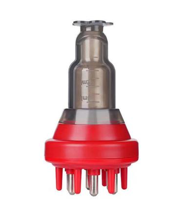 Hair oil applicator scalp head massager for hair growth hair root ridge Applicator scalp brush for hair treatment oil hair oil applicator bottle for the scalp hair oil applicator scalp red