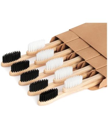 Bamboo Toothbrushes 10 Piece
