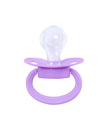 Buy LittleForBig Large Shield Pacifier Set - Adult Size Pink & Purple Monster | International Shipping Available - Buy Online on GoSupps.com