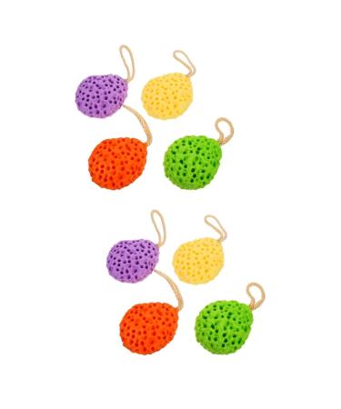 FOMIYES 8 Pcs Bath Bath Ball Body Cleaning Scrubbing Sponge Body Loofahs Pouf Sponge Sponges for Washing The Face Shower Puff Spa Scrub Brush Man Bath Brush Soft Hydrophilic Polyurethane