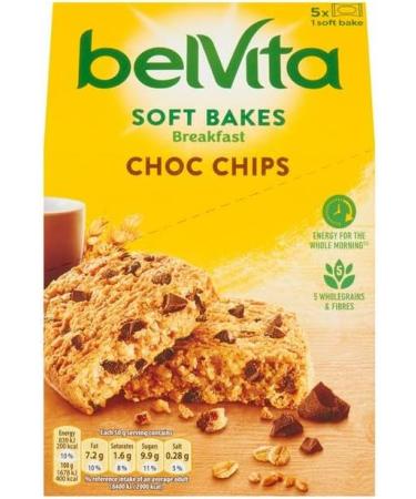 Breakfast Biscuits Bundle with Belvita Soft Bakes Choc Chips 250g and Soft Bakes Blueberry 250g (2 Pack) - Buy Online on GoSupps.com