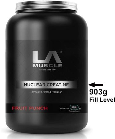LA MUSCLE Nuclear Creatine 900g - Super-Micronised Fruit Punch Monohydrate - Buy Online on GoSupps.com