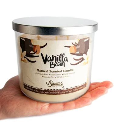 Vanilla Bean 3-Wick Candle - 100% Soy, Essential Oils, Clean Burning - 14.5 Oz - Buy Online on GoSupps.com