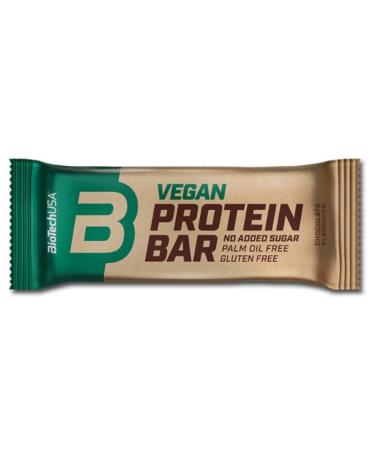 BioTechUSA Biotech USA Pack of 2 Vegan Protein Bars 20 x 50g Chocolate
