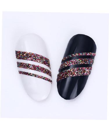 8 Pcs Nail Art Striping Tape - Decorative Stickers for Natural & False Nails | International Shipping Available - Buy Online on GoSupps.com