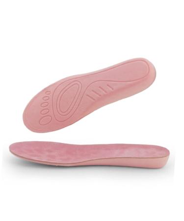 NOLITOY 1 Pair Heel Lift Inserts Mens Shoe Inserts Laundry Scent Booster Beads Height Insoles Increase Shoe Pad Shoe Insoles Invisible Height Increase Shoe Insert Pink Comfortable Pigskin
